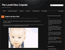 Tablet Screenshot of crap.lovelldsouza.com